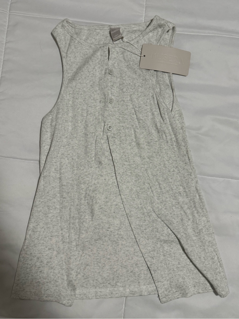 Musera Light Heather Gray Tank